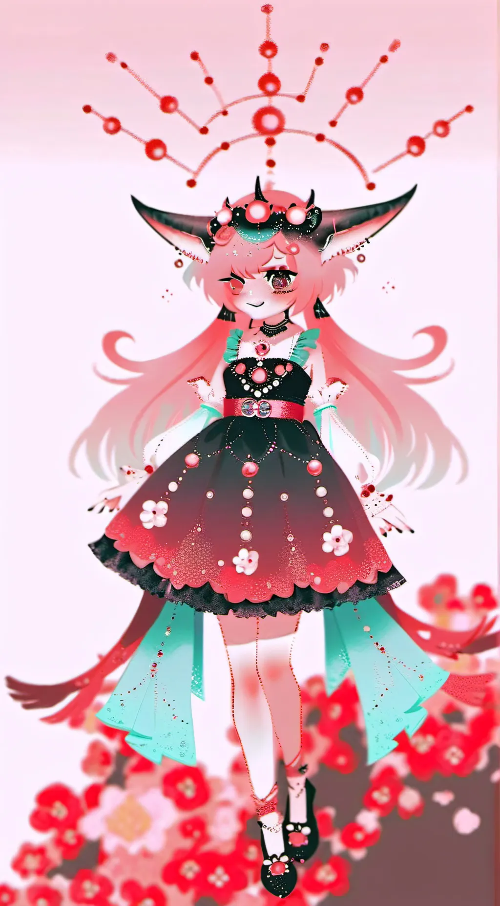 ai character: cute gacha background