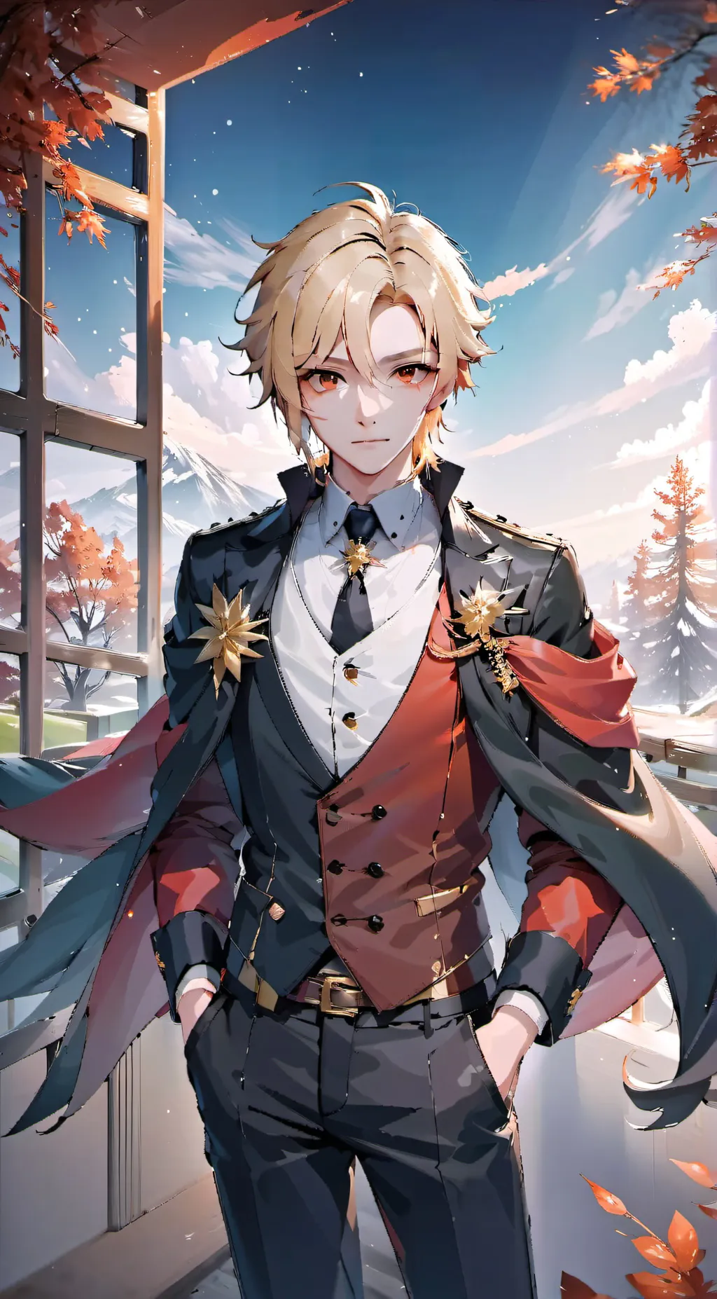 ai character: Leo background
