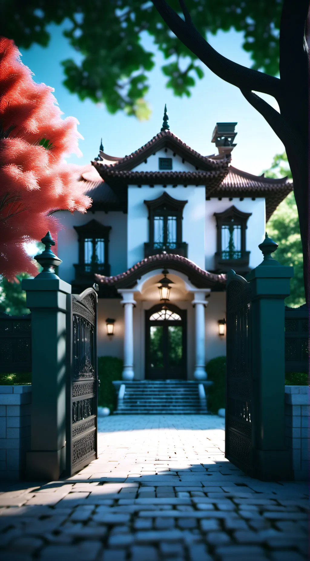 ai character: Umbrella academy  background