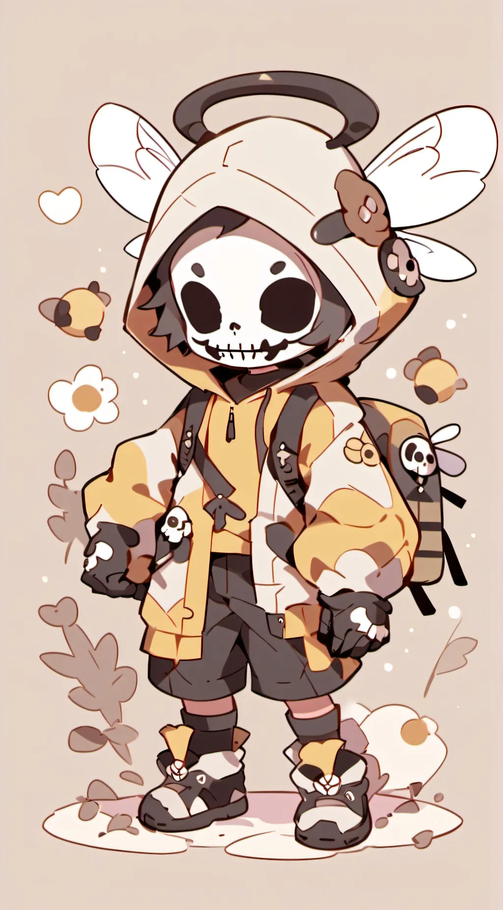ai character: Honey background