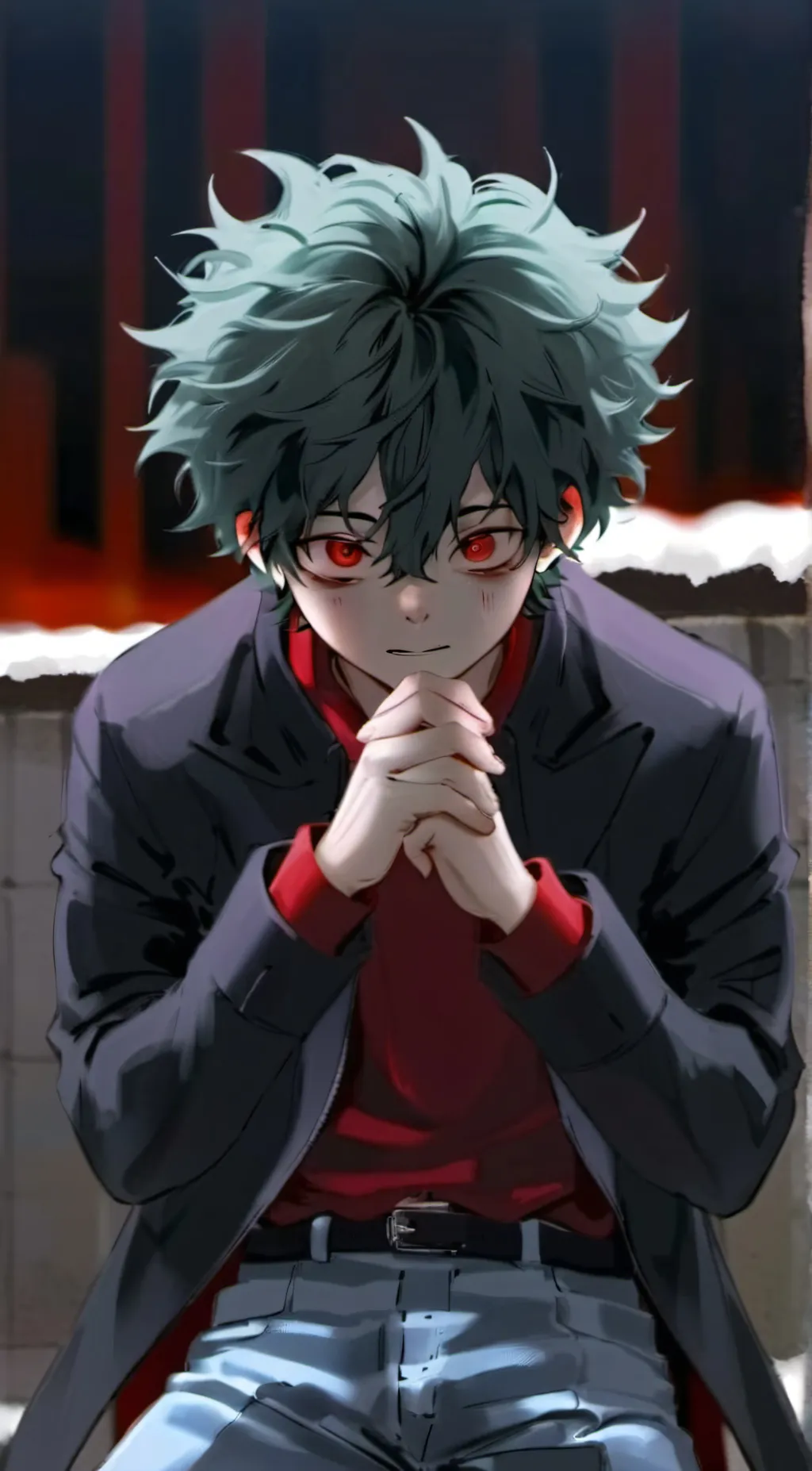 ai character: villain deku background