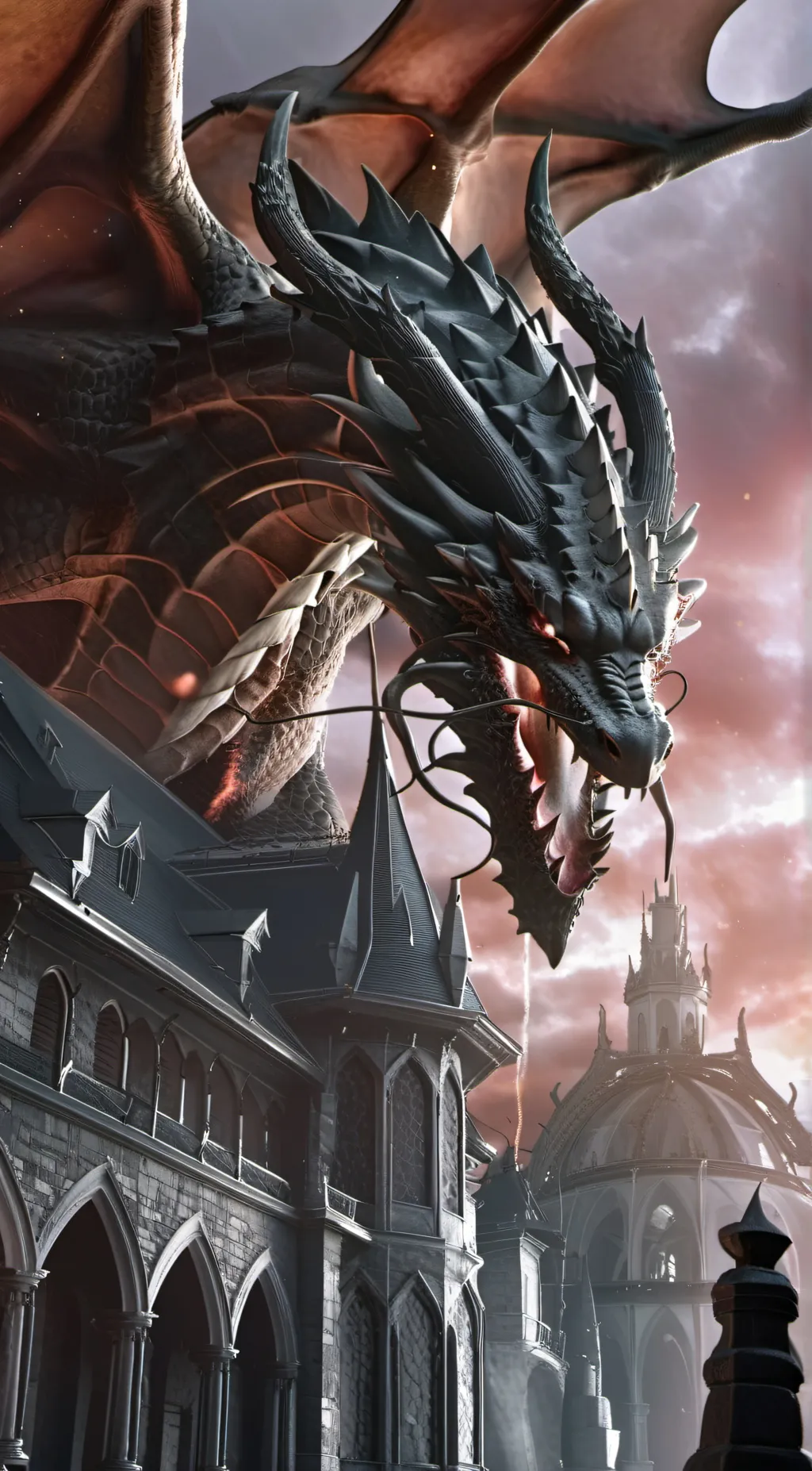 ai character: Dragon family  background