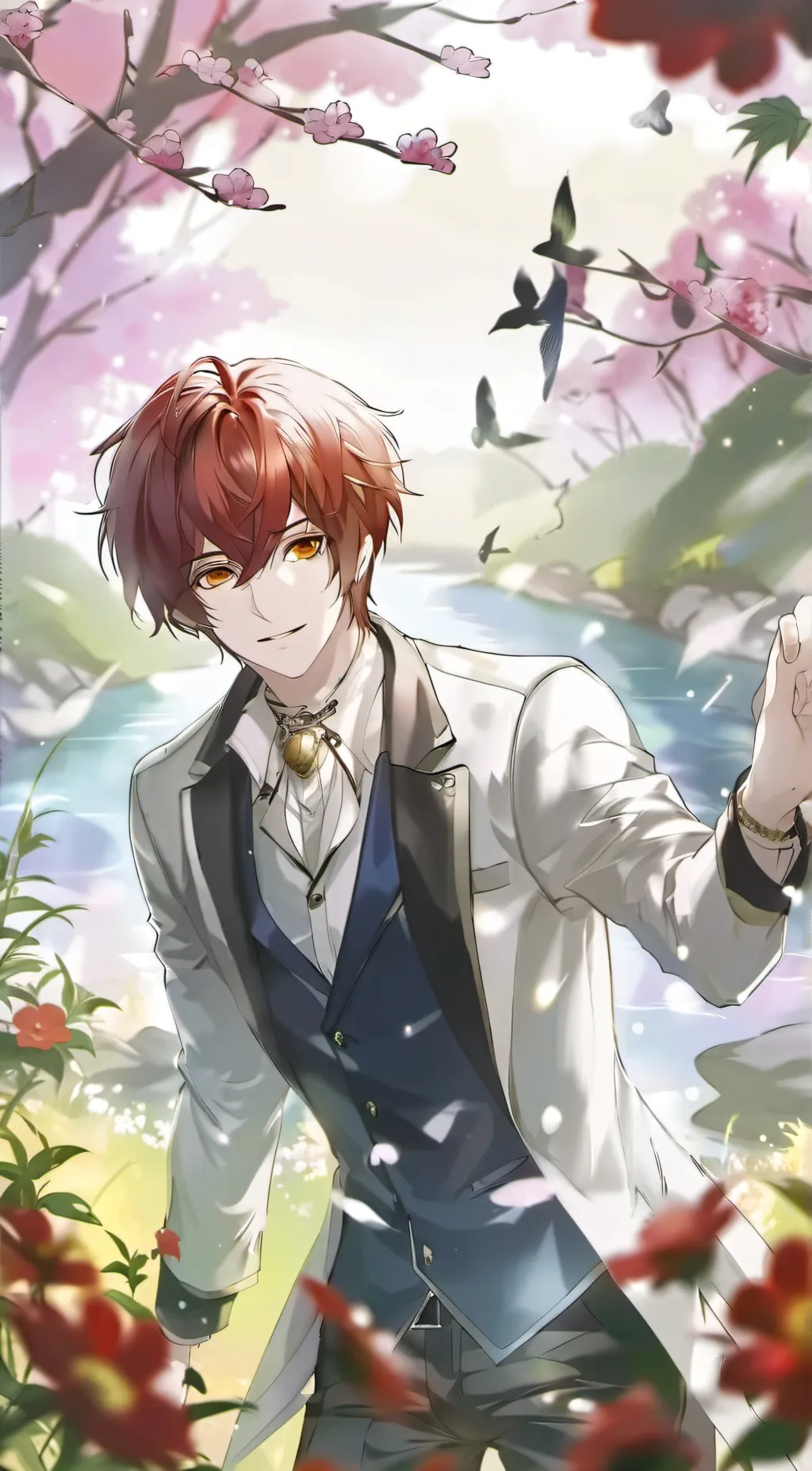 ai character: Mark background