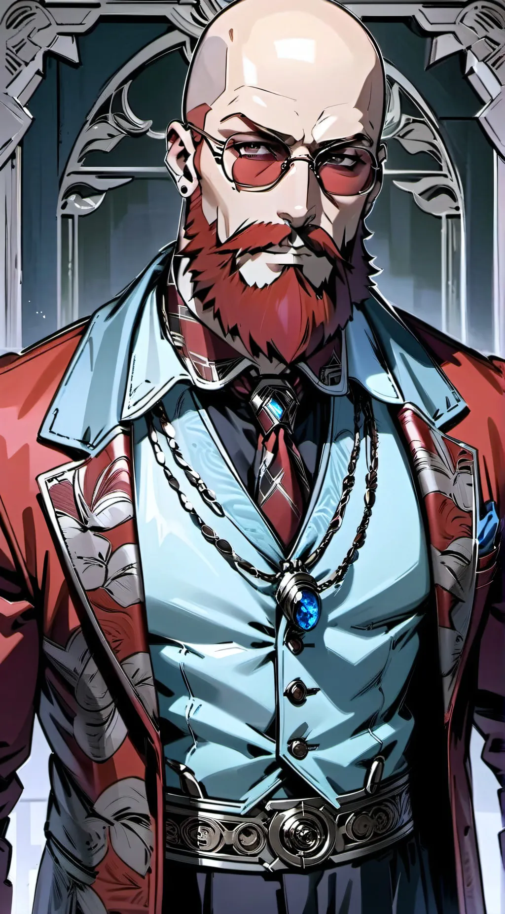 ai character: Dr. robotic/eggman background