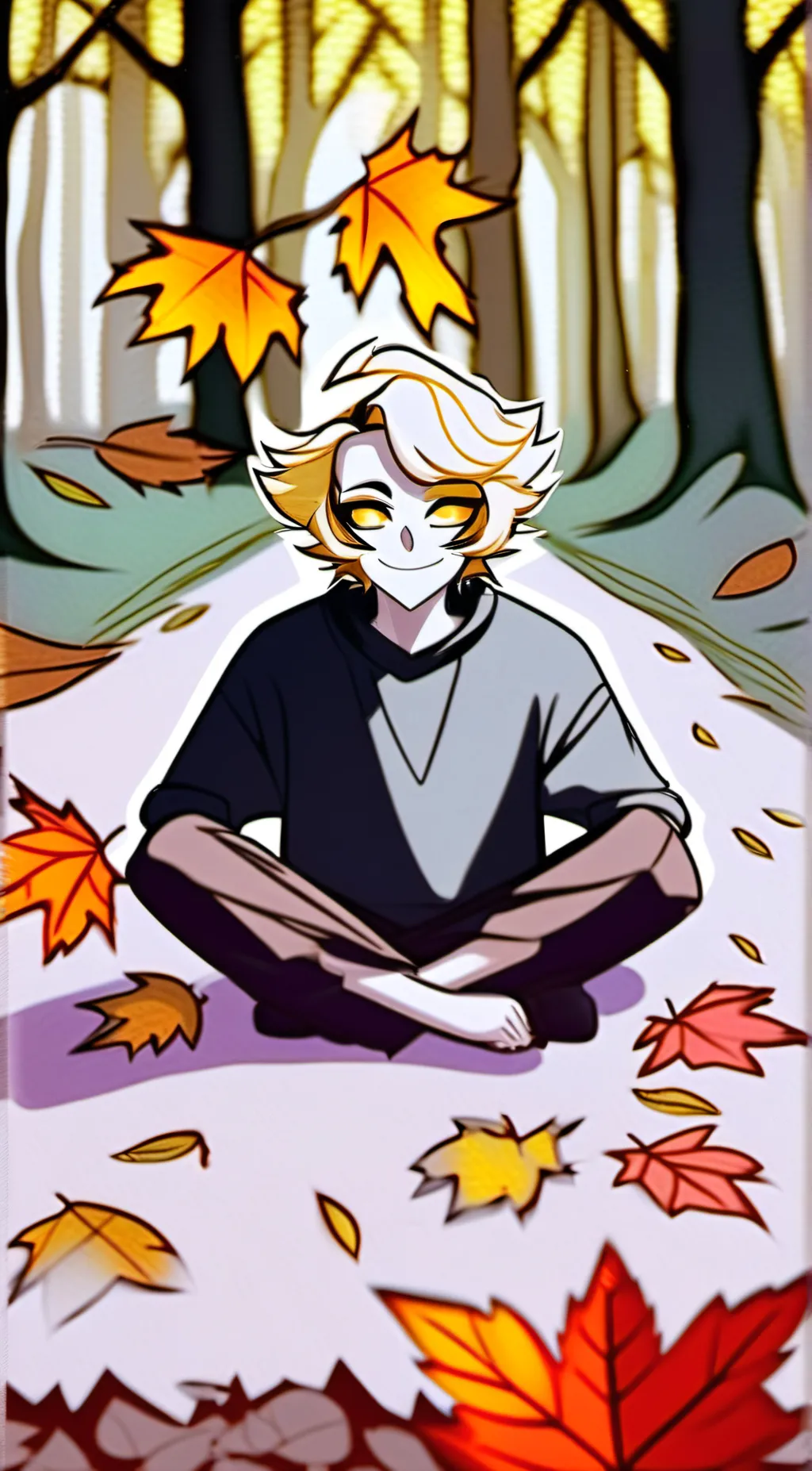 ai character: Mha sleepover background