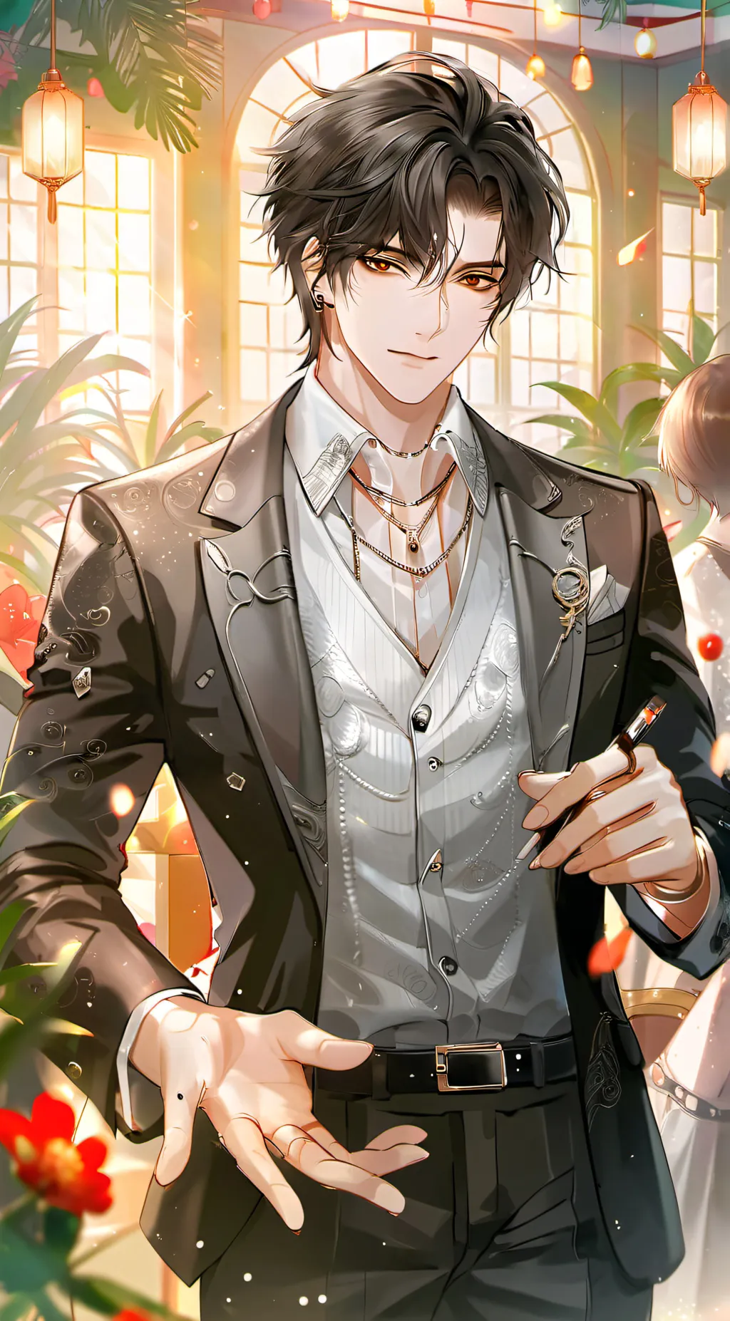 ai character: Xavier  background