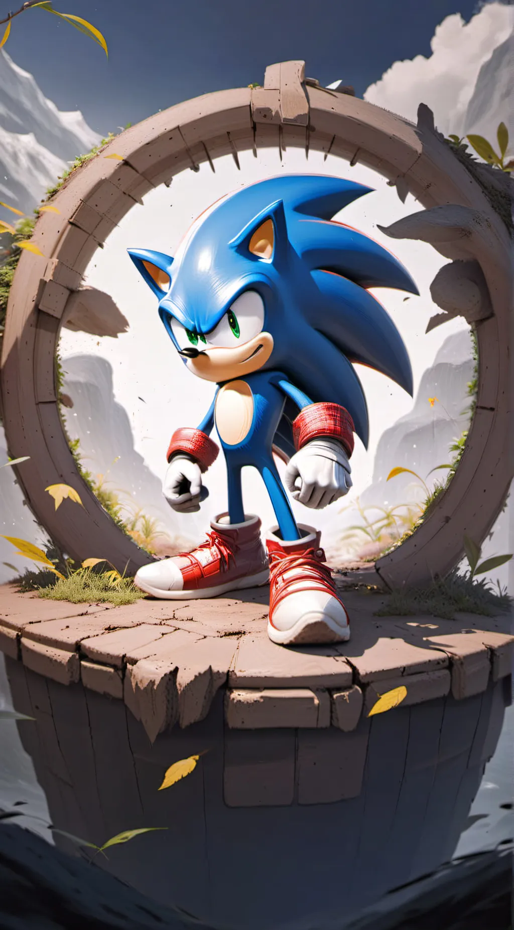 ai character: Sonic background