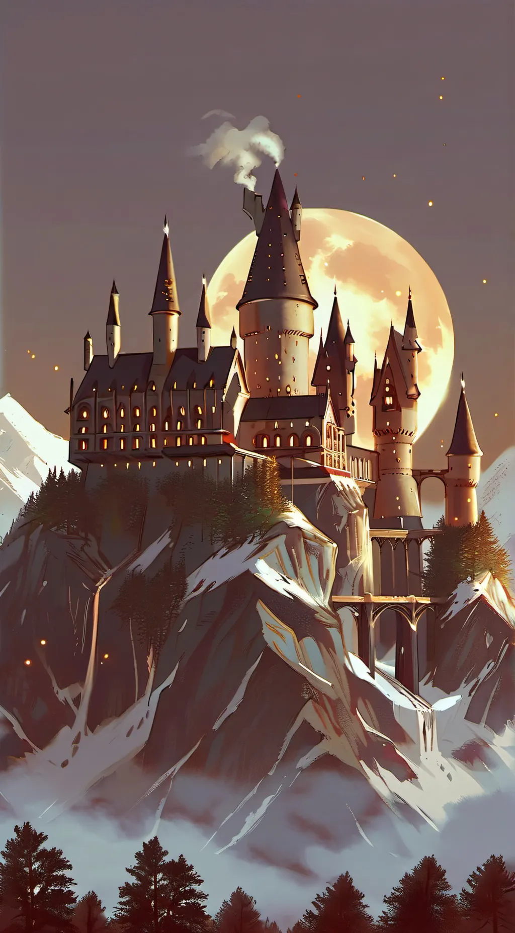 ai character: HOGGYWARTS background