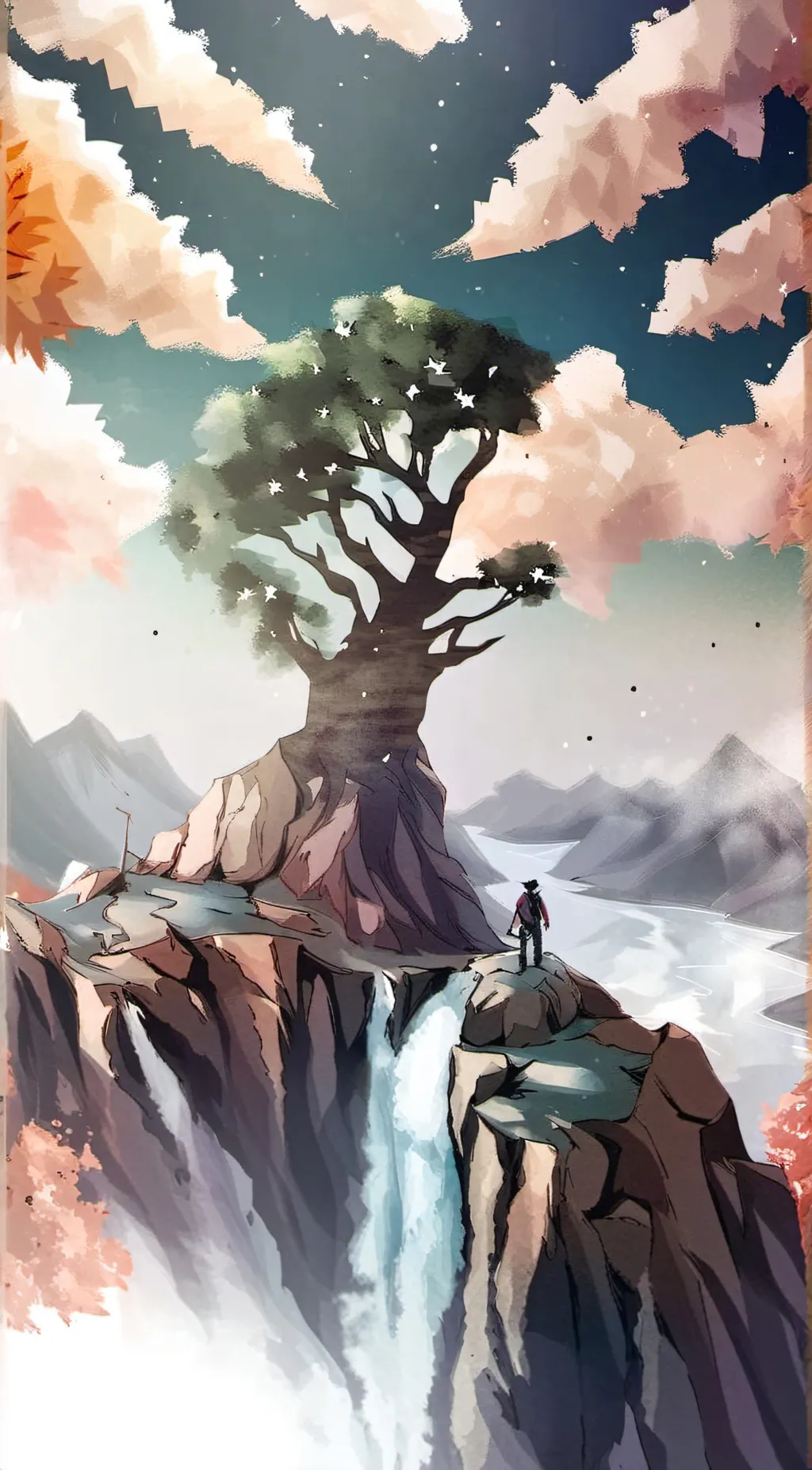 ai character: flin background