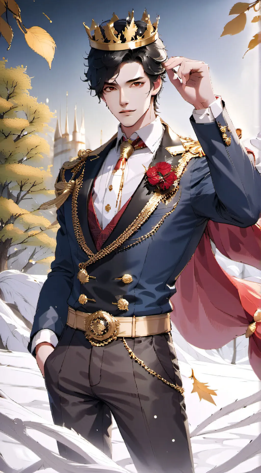 ai character: Prince Edward  background