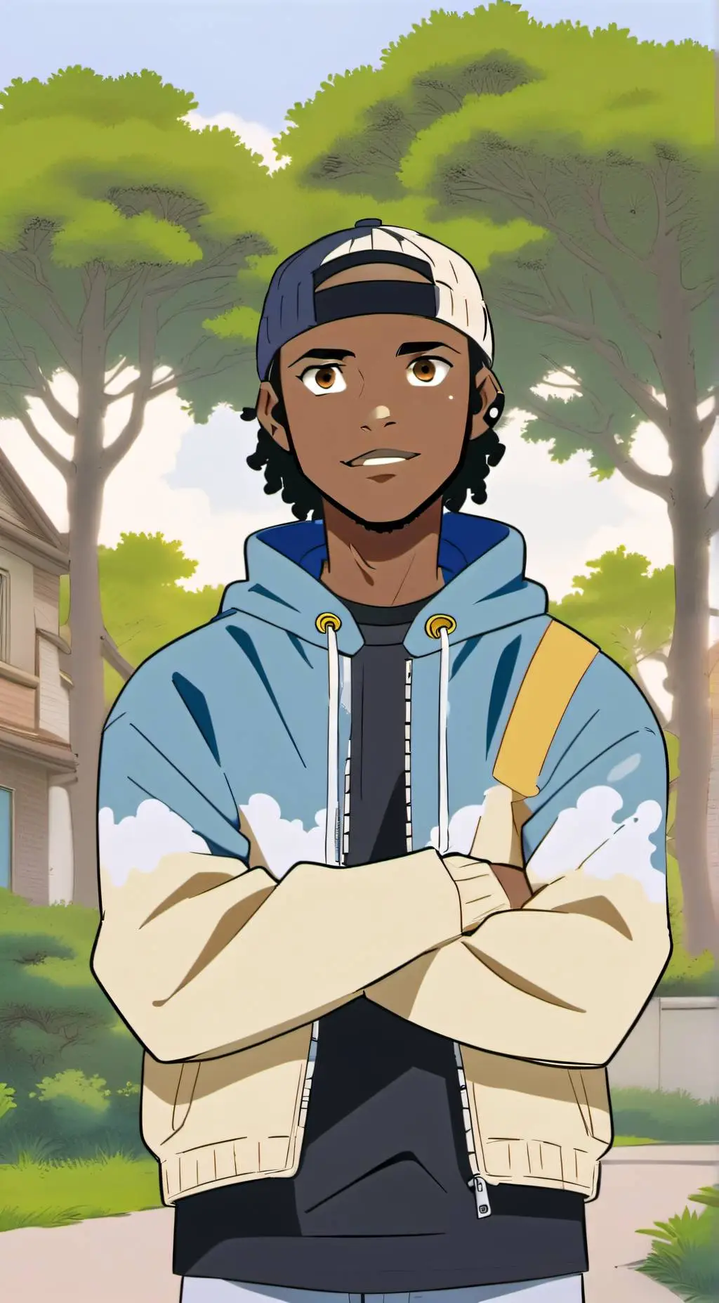 ai character: Static Shock  background