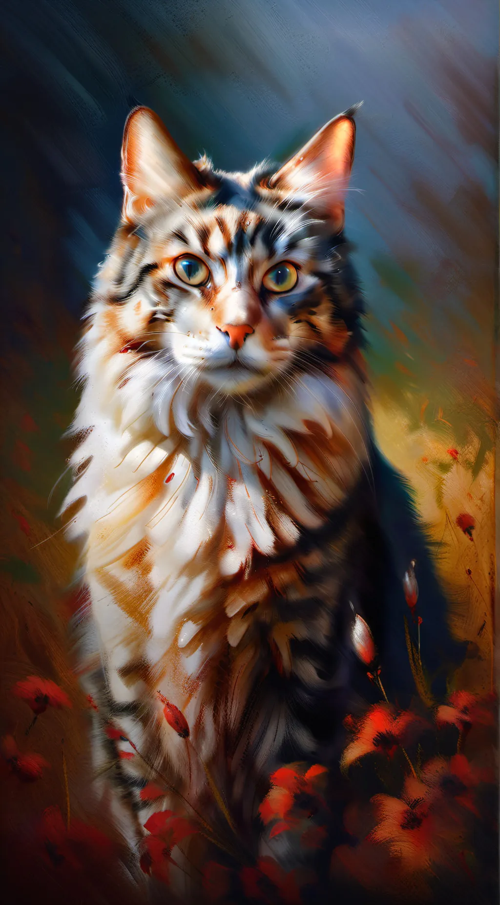 ai character: cat background