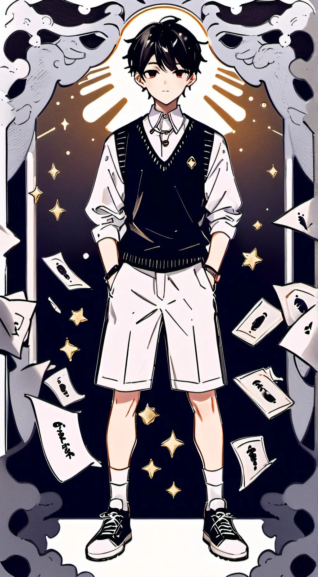 ai character: Sunny (Omori) background