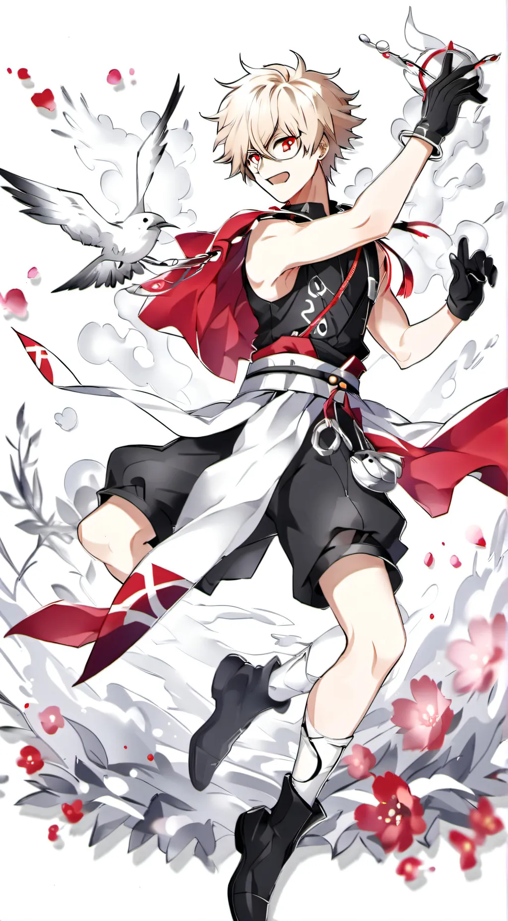 ai character: katsuki bakugo background