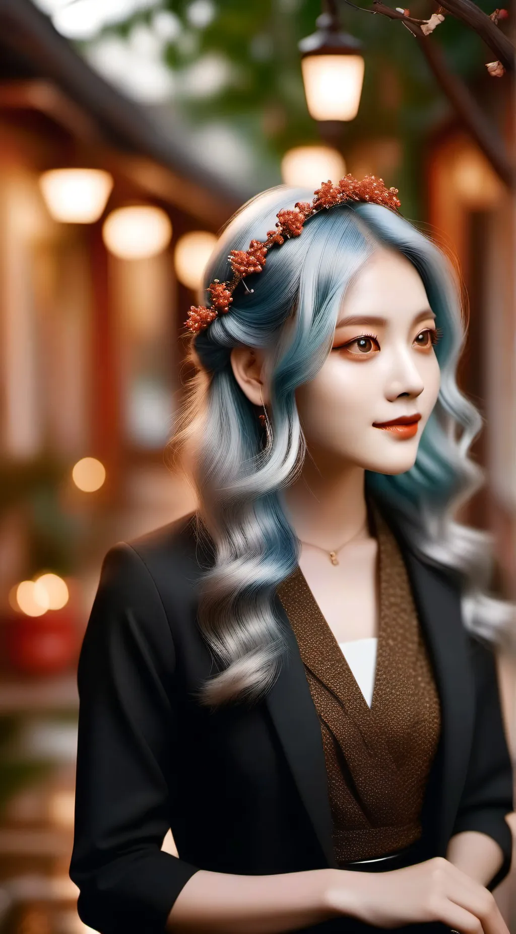 ai character: Luna background
