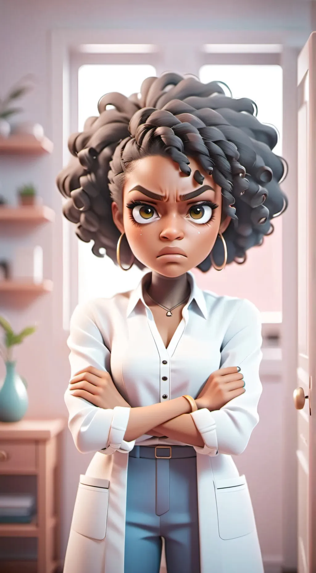 ai character: Kipper (angry  background