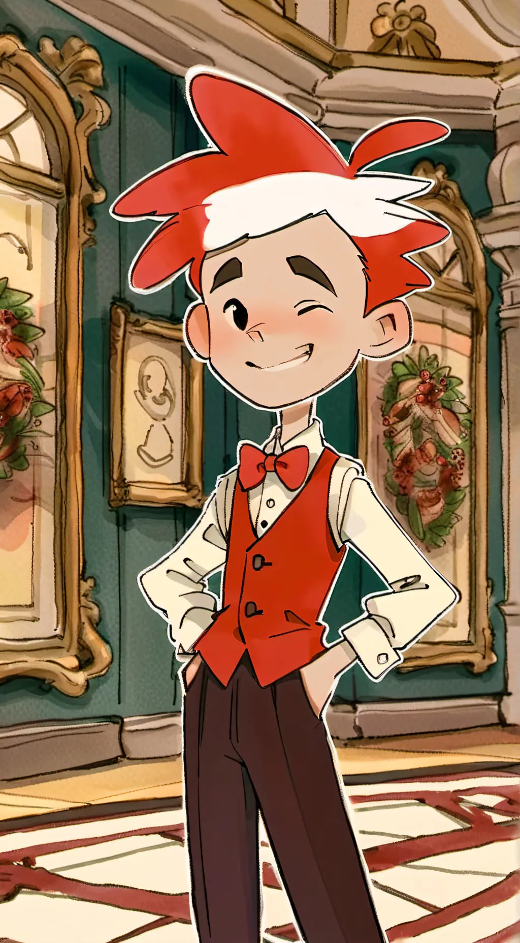 ai character: Angel HH background