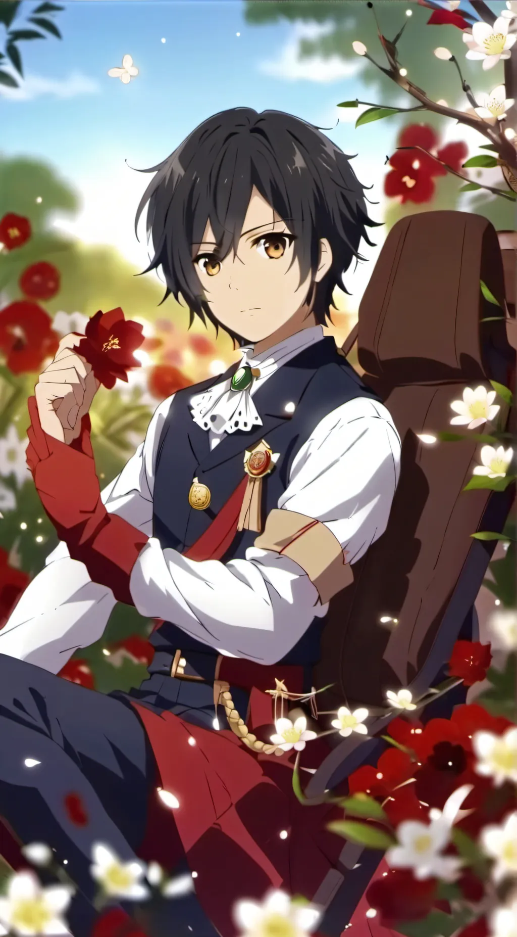 ai character: Tsumugu background