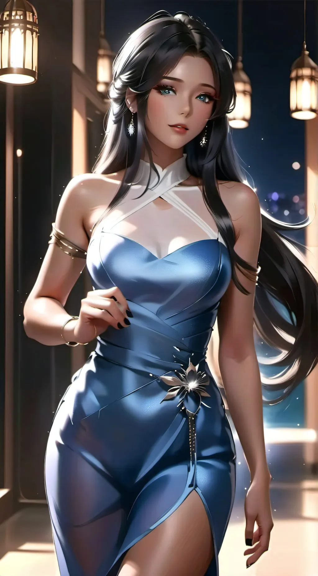 ai character: Vanessa.  background