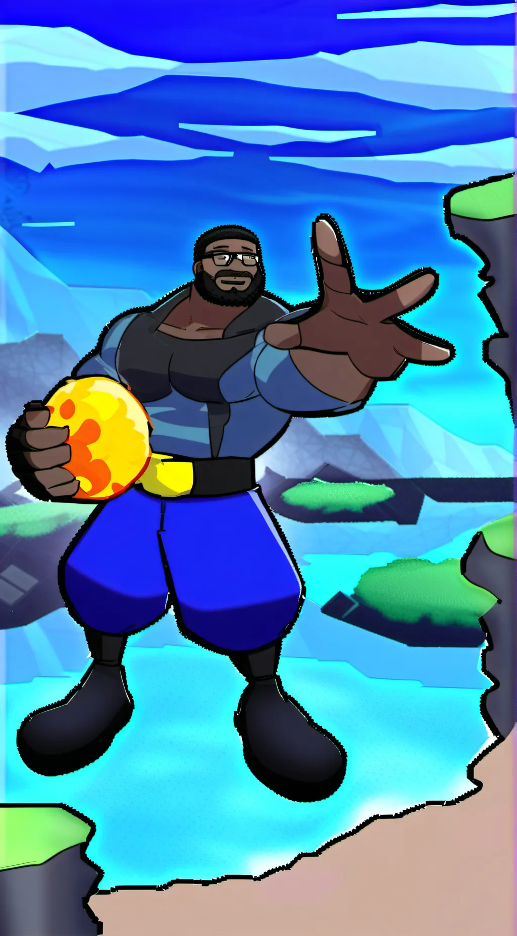 ai character: brock background