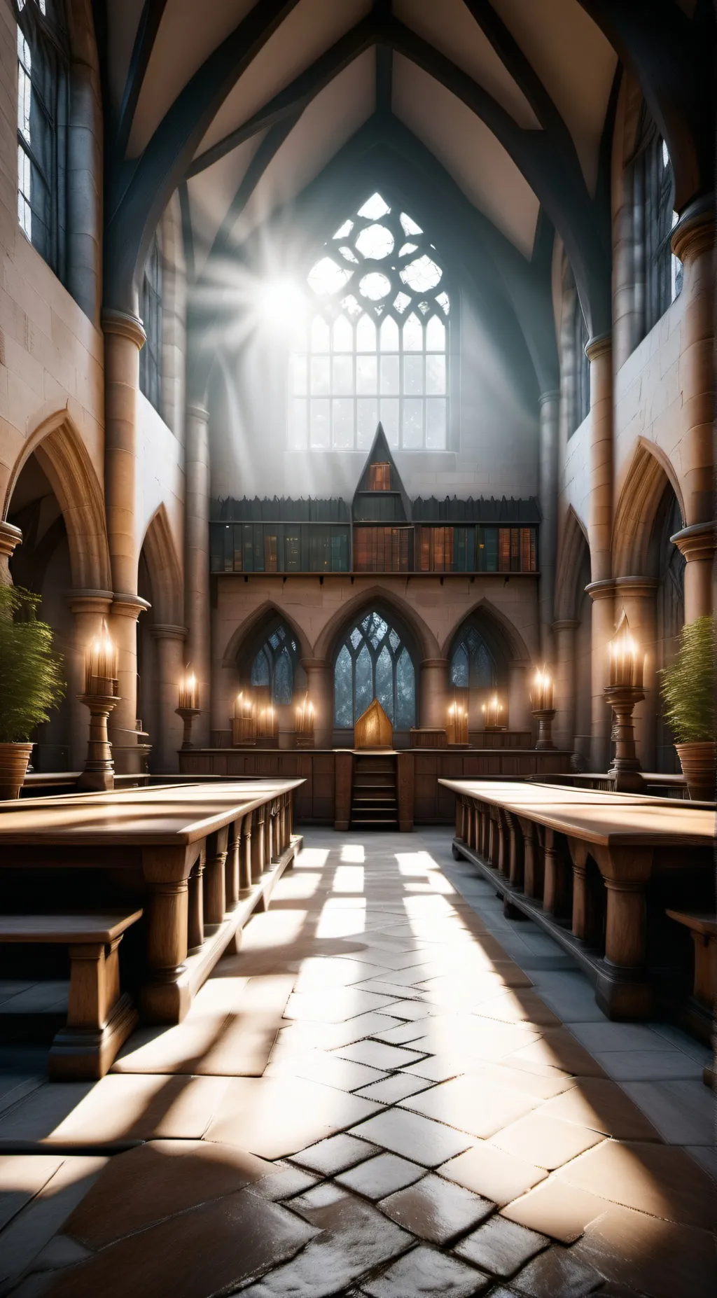 ai character: Hogwarts background