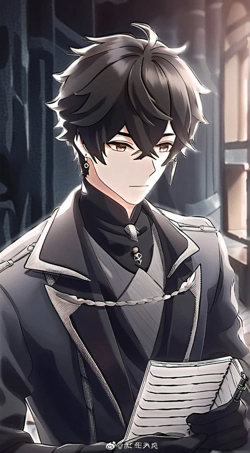 ai character: leo  background