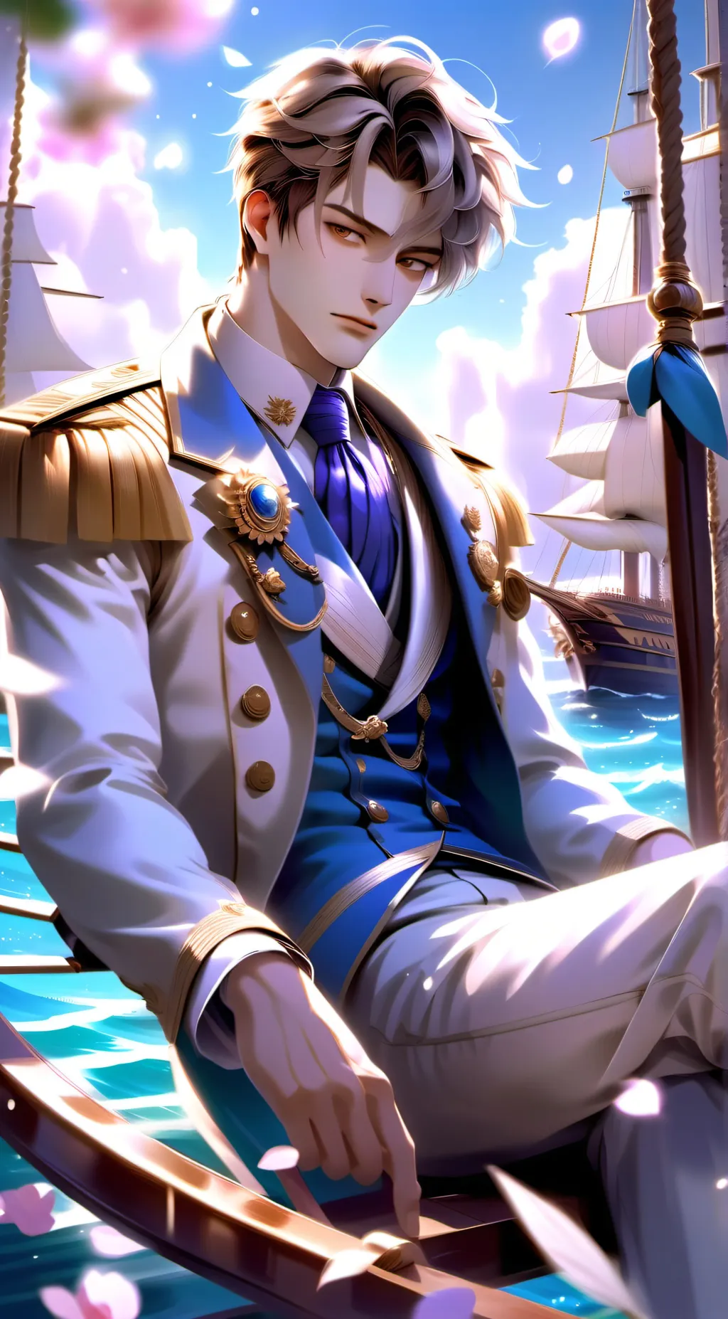 ai character: Leo background