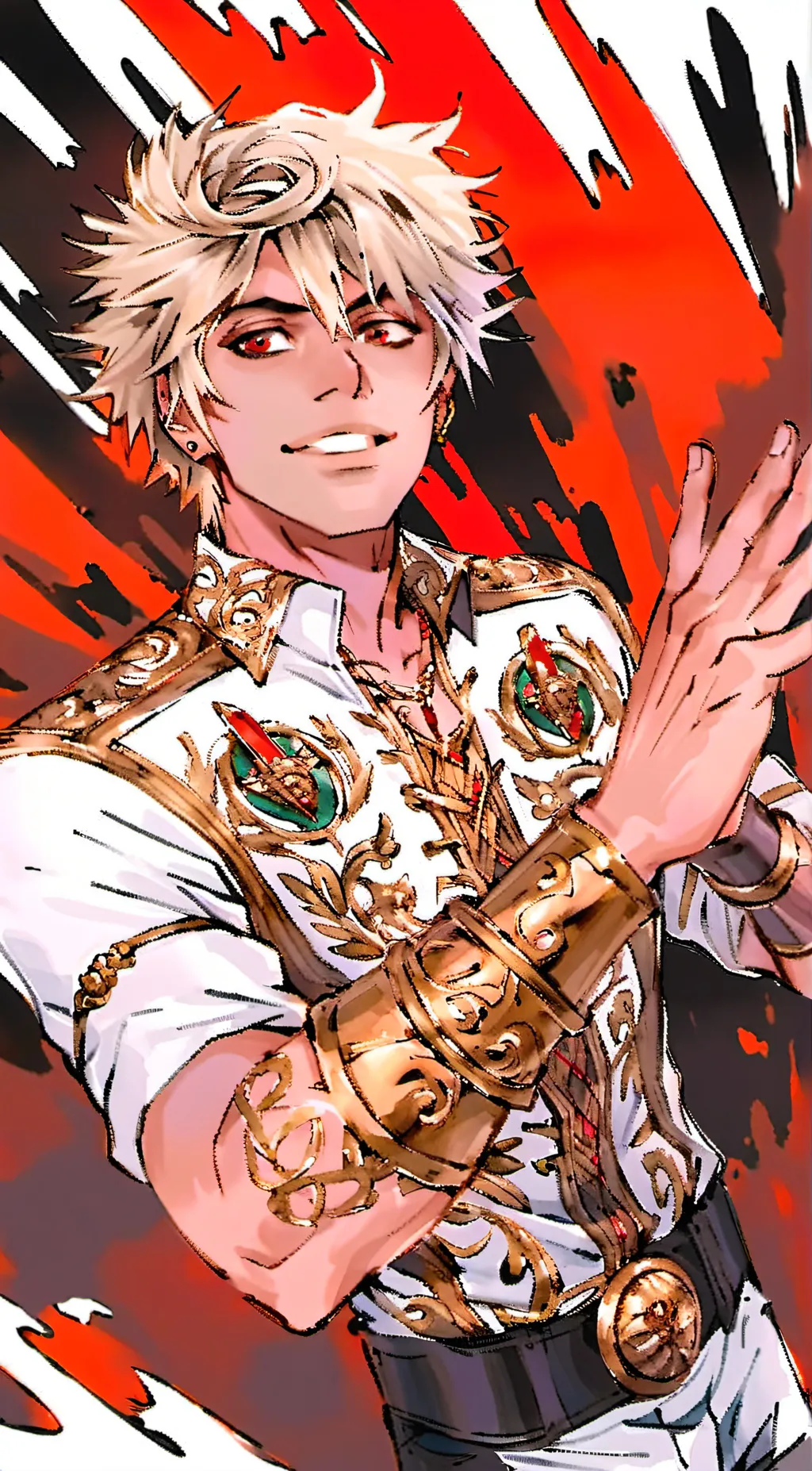 ai character: bakugo background