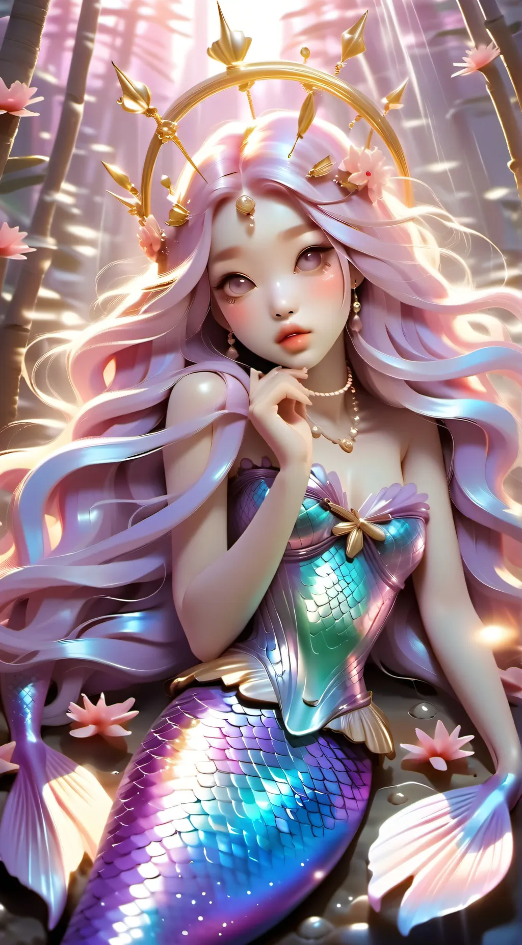 ai character: Melody background