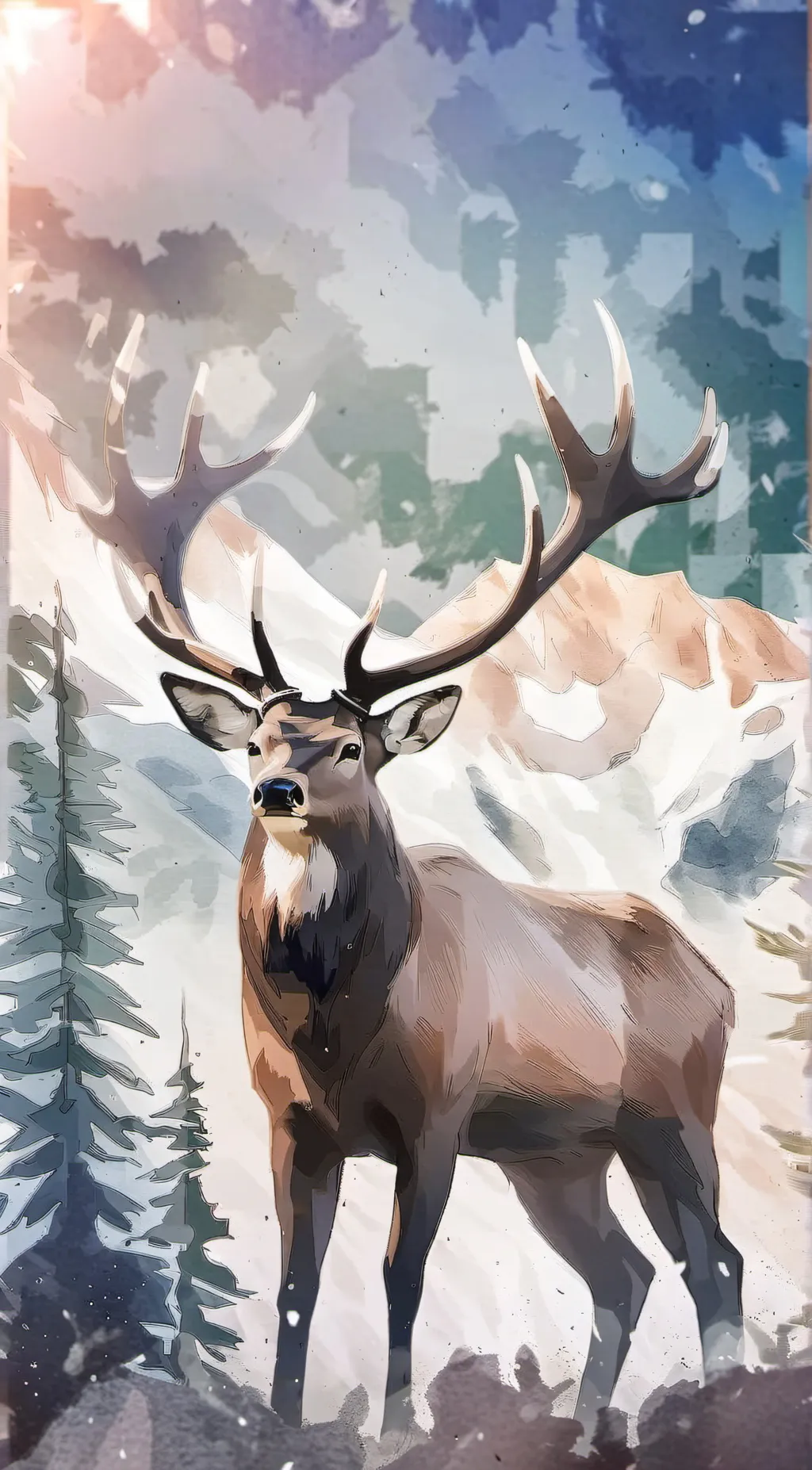 ai character: Yellowstone  background