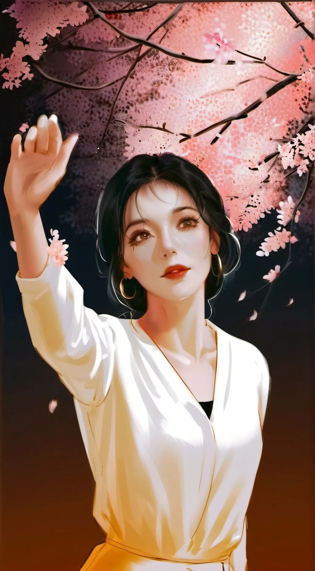 ai character: luna background