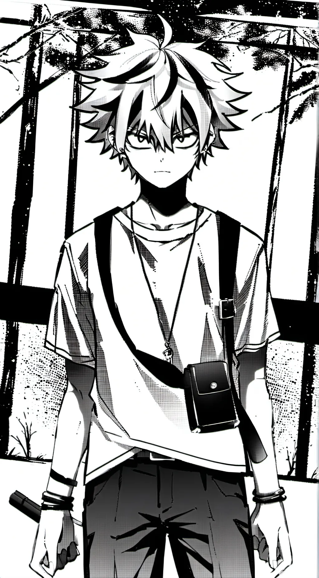 ai character: Bakugo  background