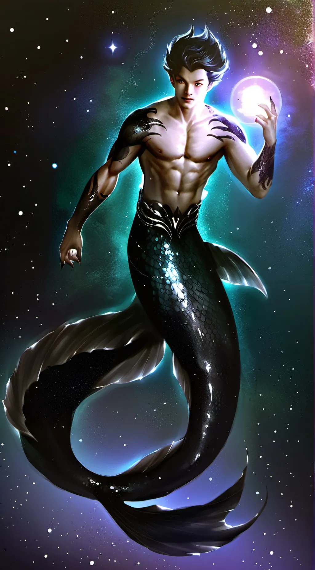 ai character: Merverse  background