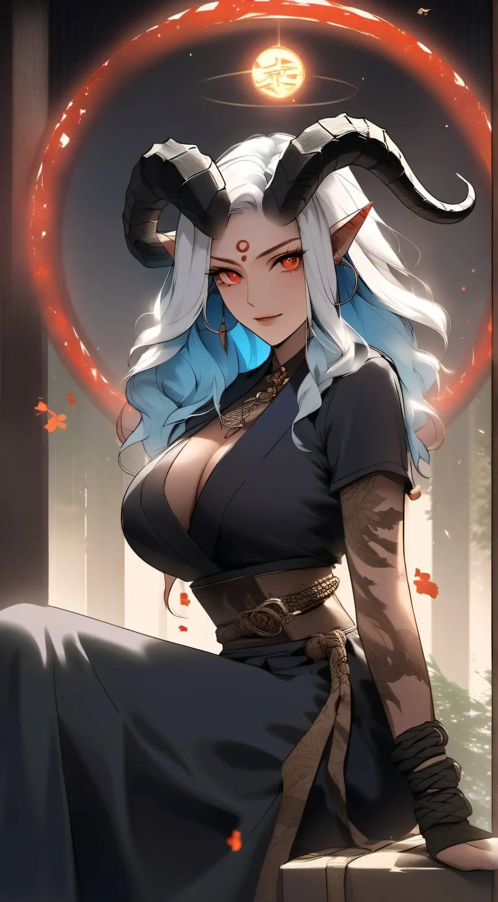 ai character: 🌙 Luna 🌑  background