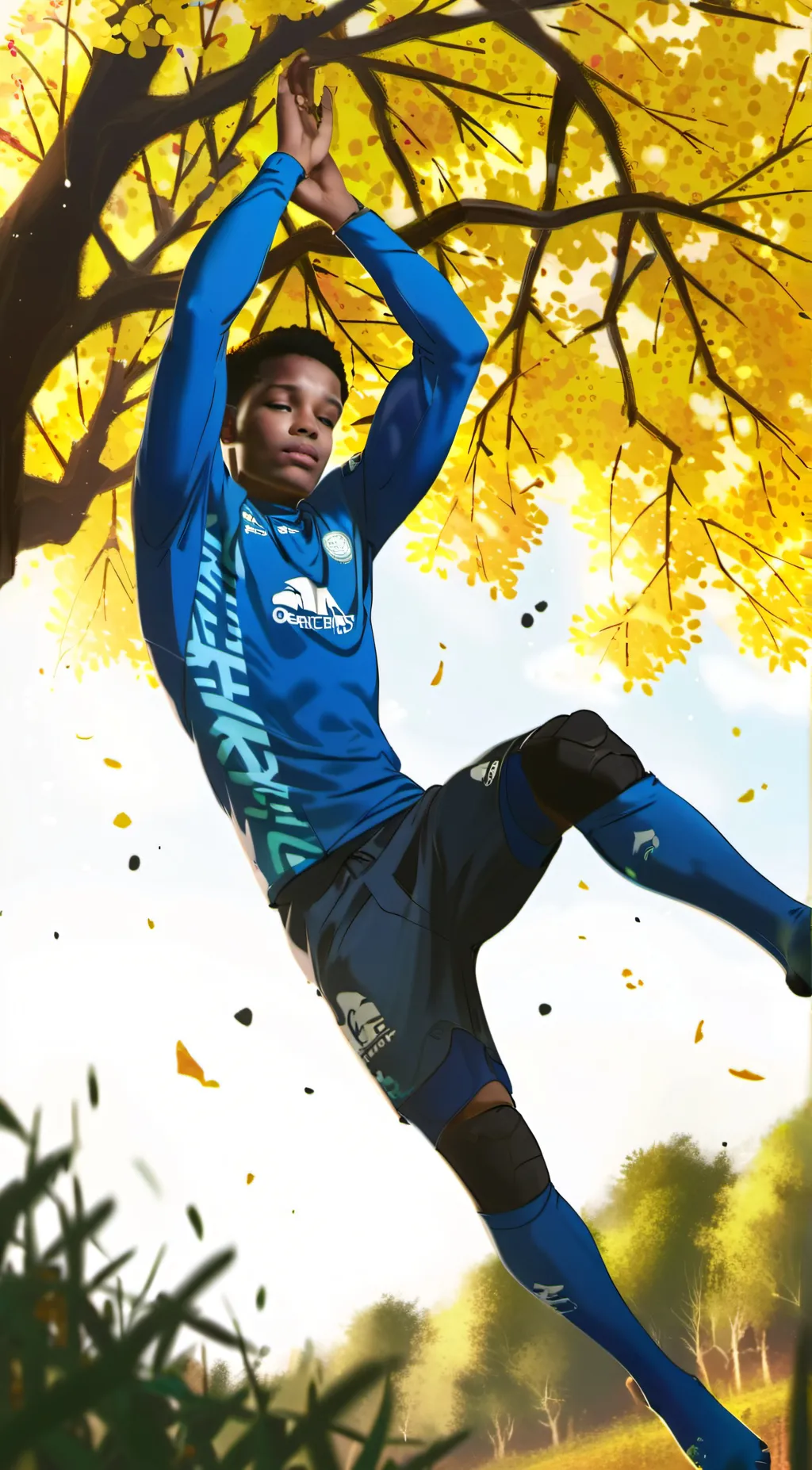 ai character: Jaylen wwe background