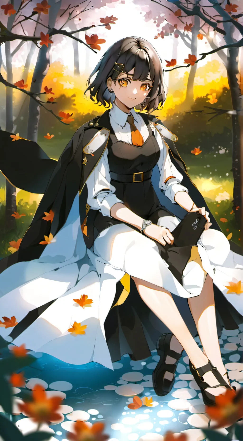ai character: blue background