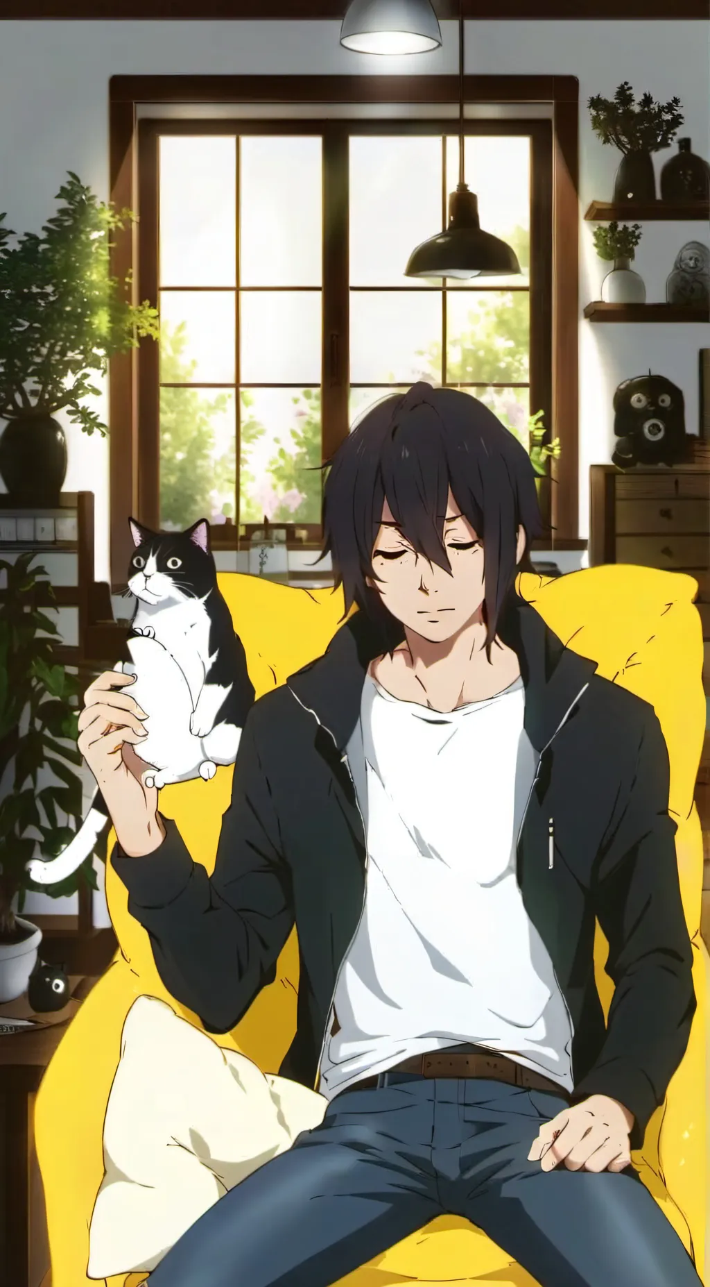 ai character: Sick Aizawa  background