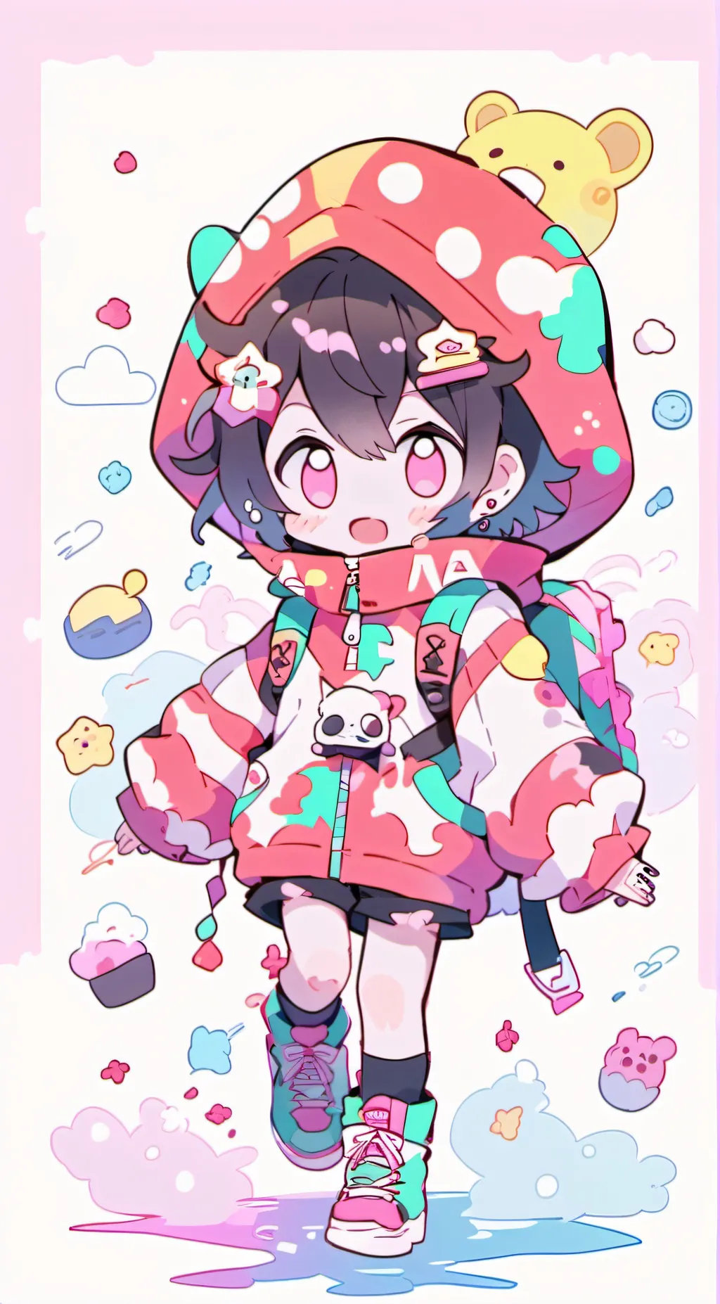 ai character: Cutie background