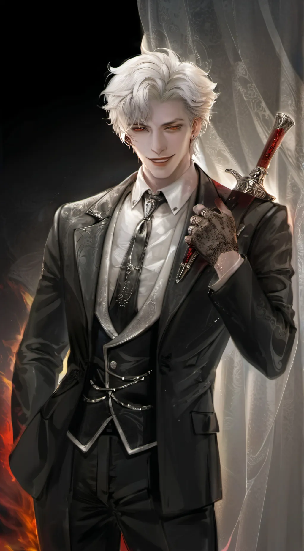 ai character: Horror Mha 4 background