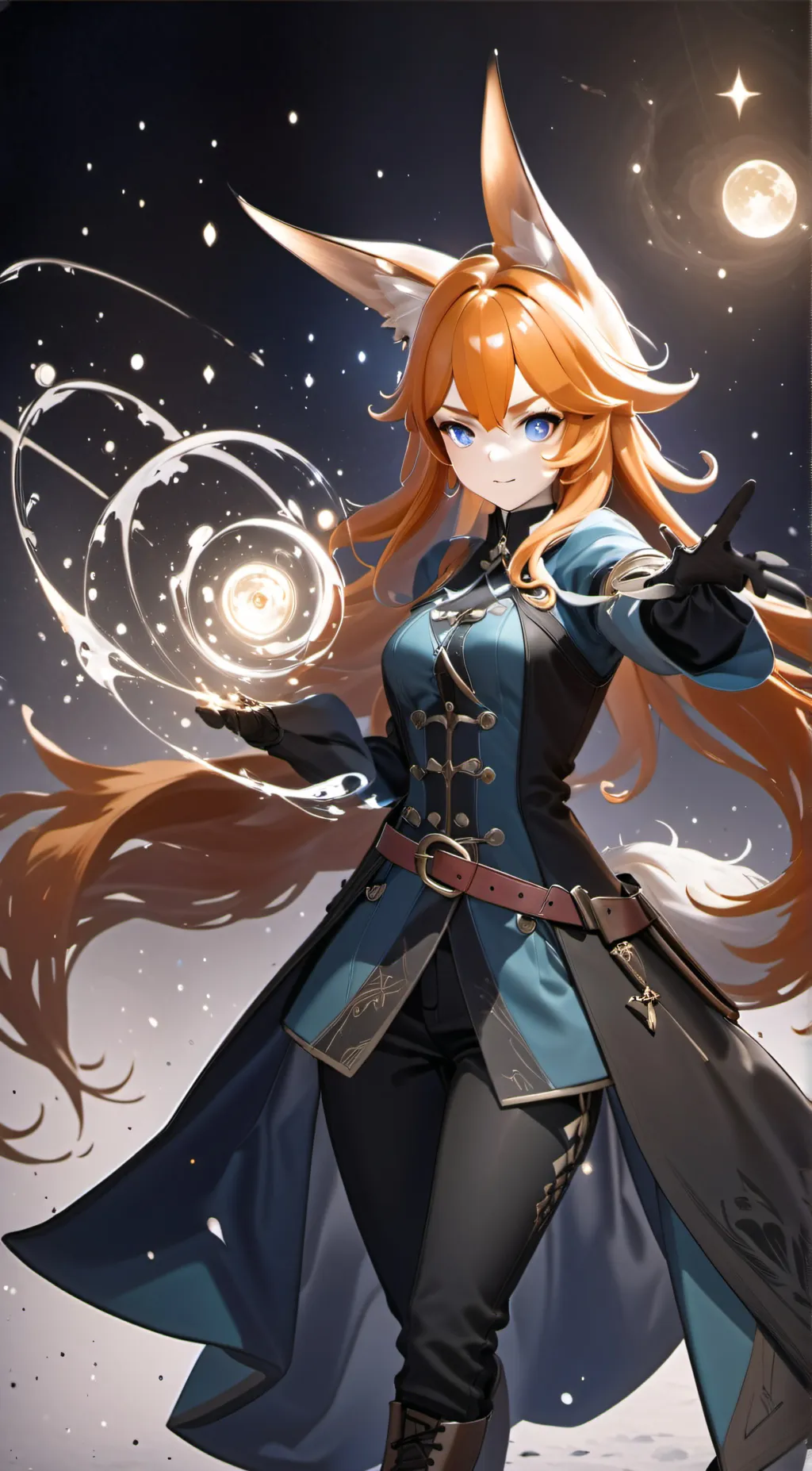 ai character: Midnight  background