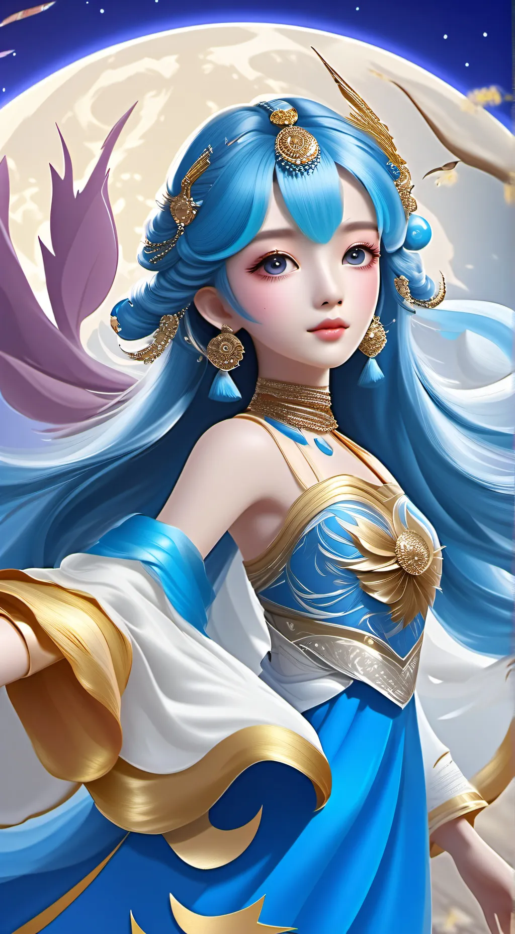 ai character: Alina  background