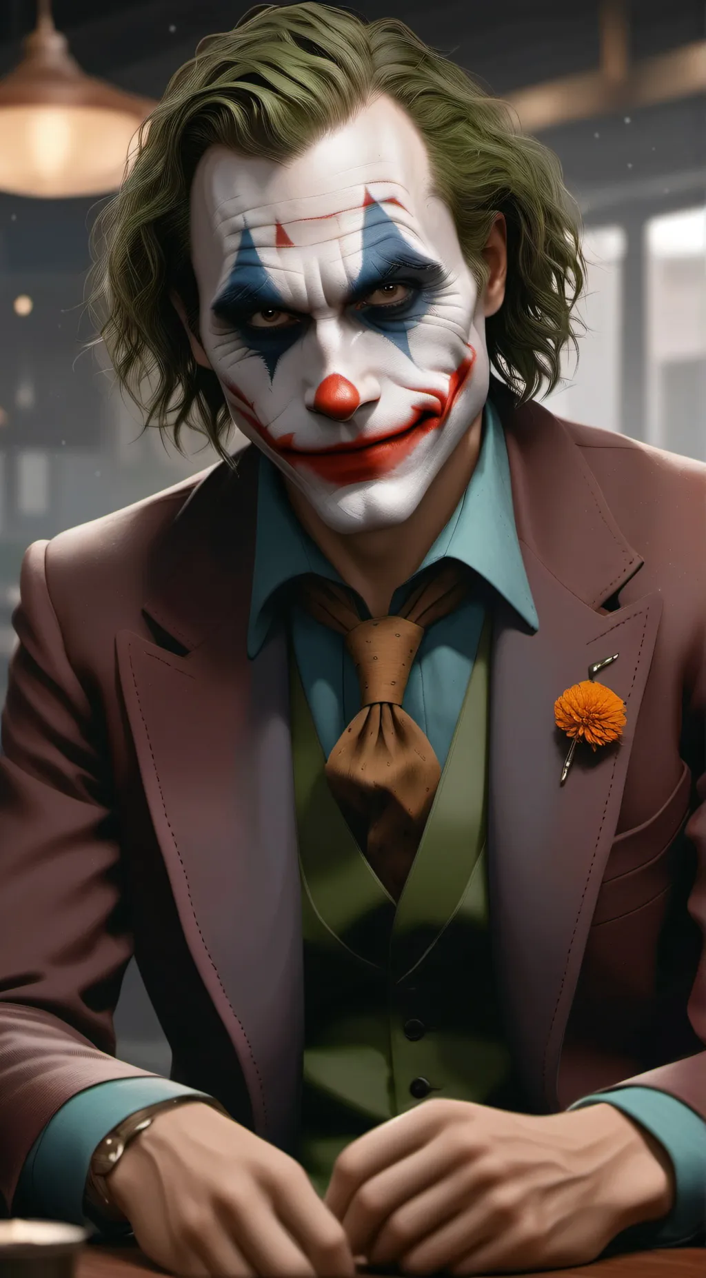 ai character: The joker  background