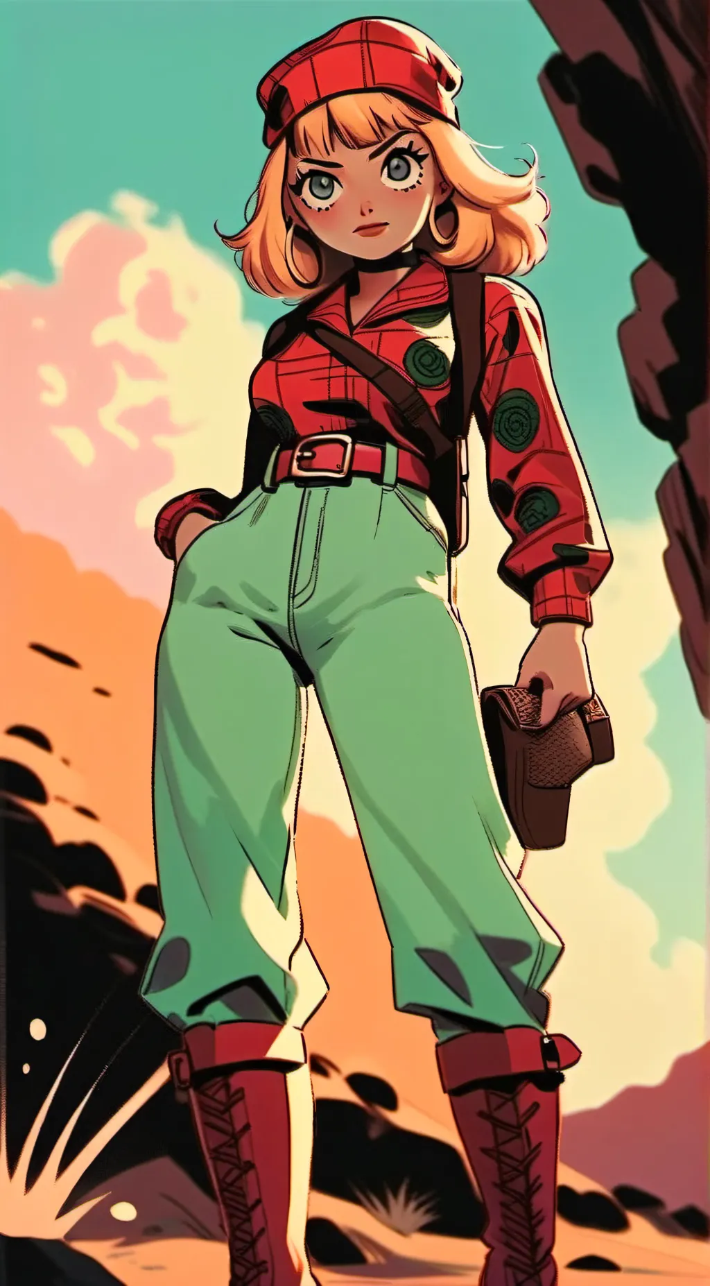 ai character:  comment background