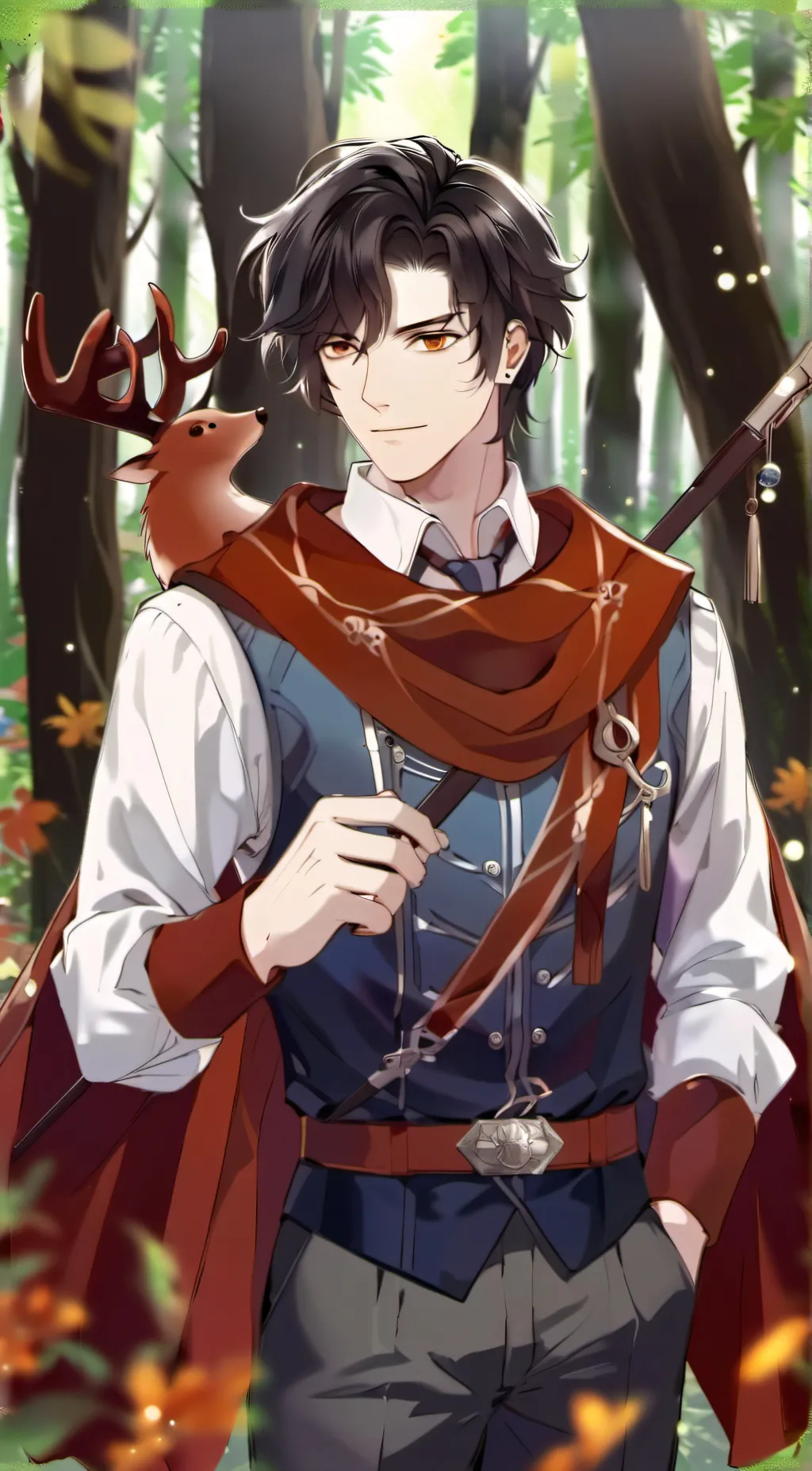 ai character: Hunter  background