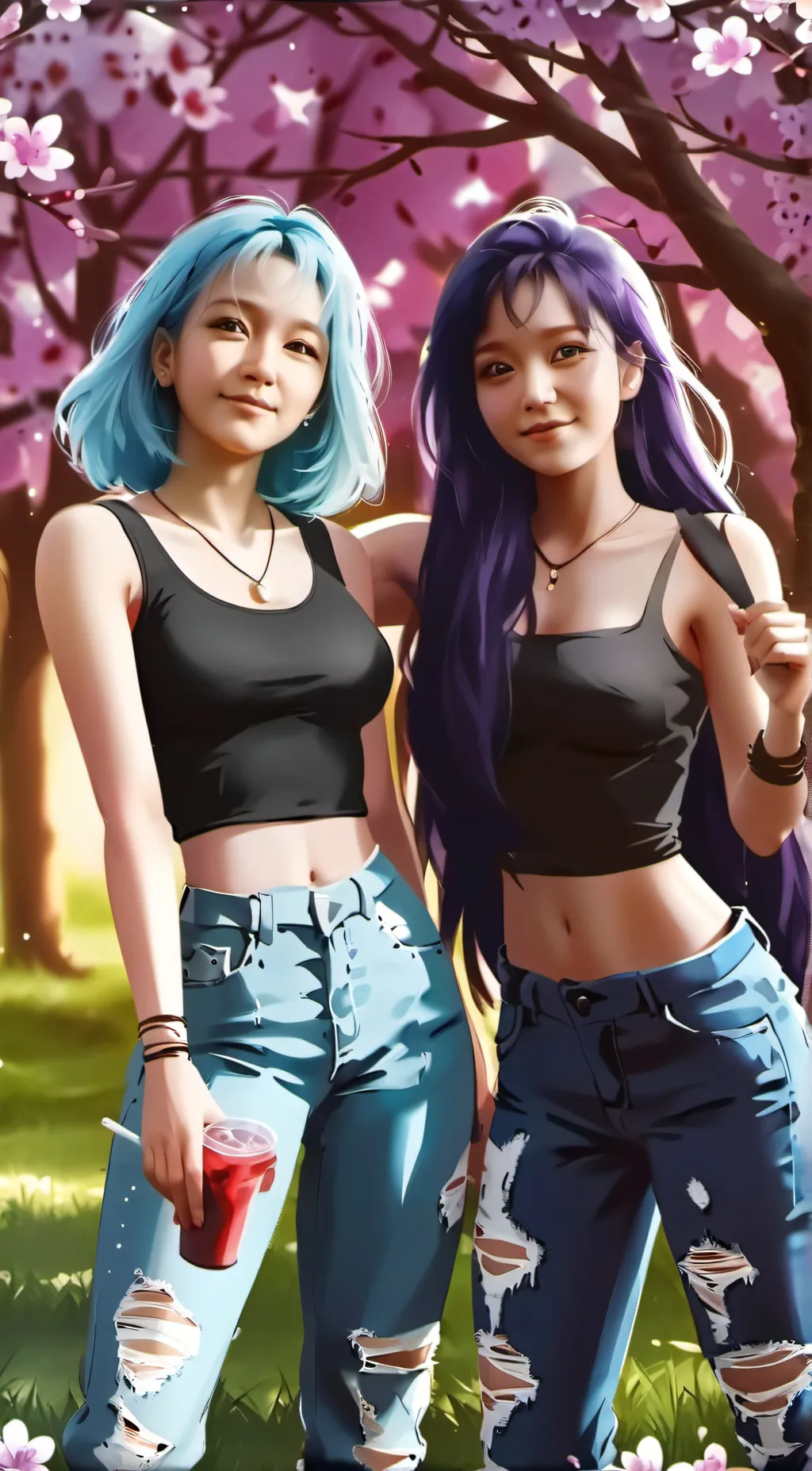 ai character: BFFS background