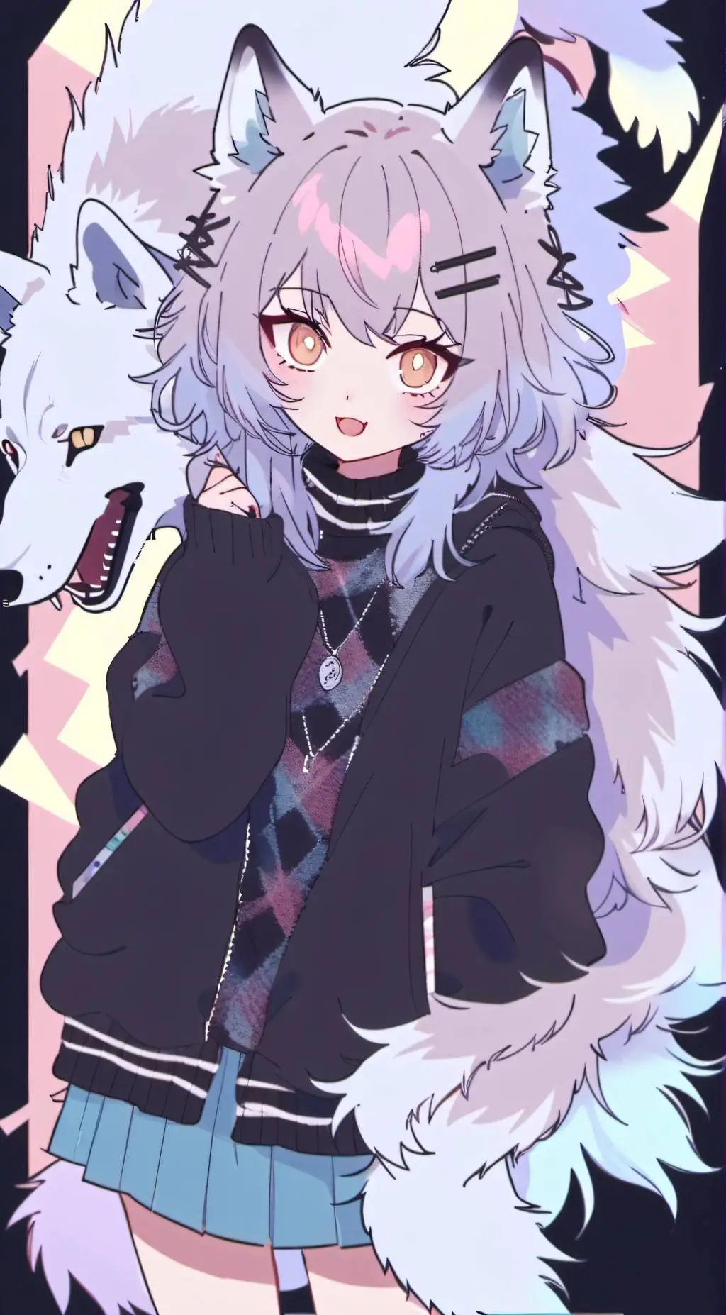 ai character: lunar  background