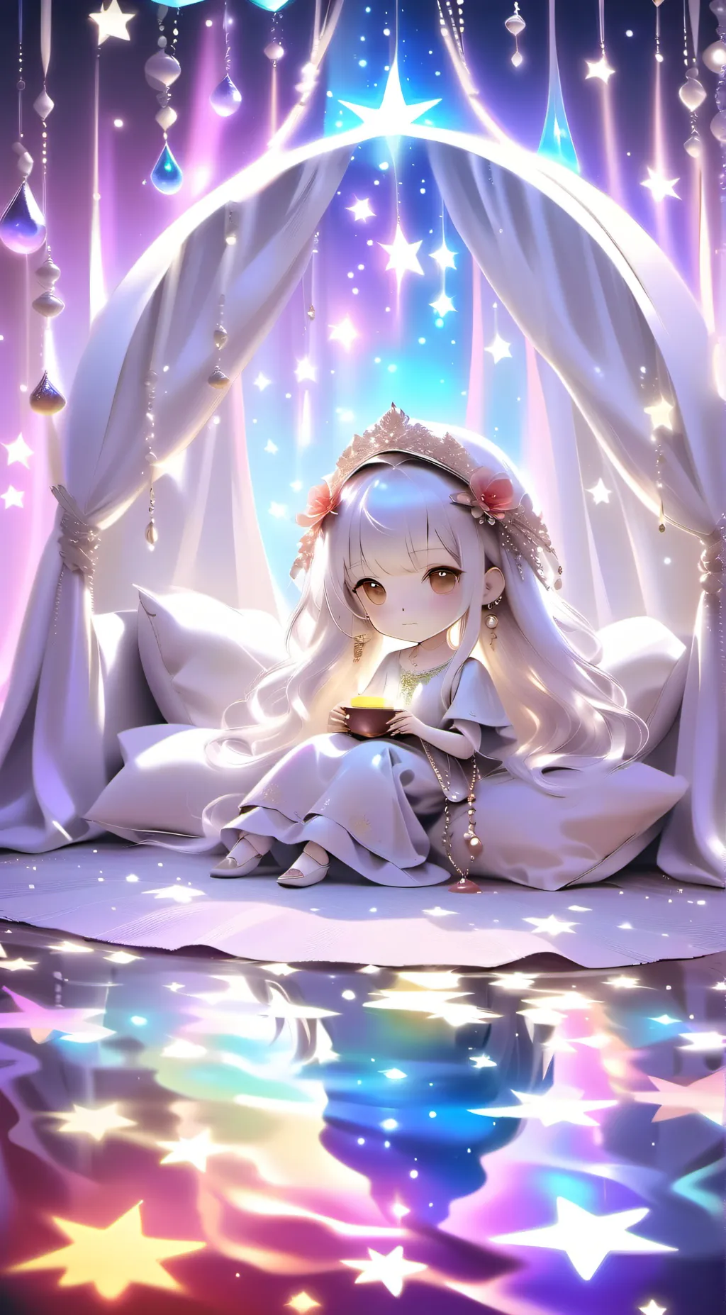 ai character: The amazing Circus background
