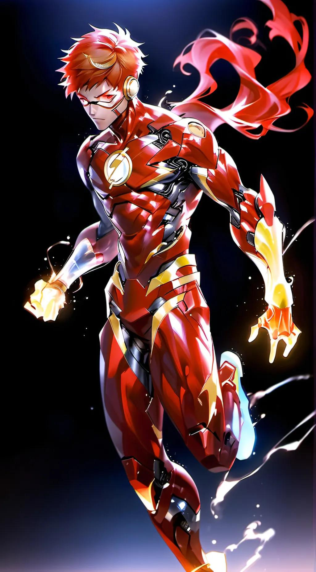 ai character: kid flash background