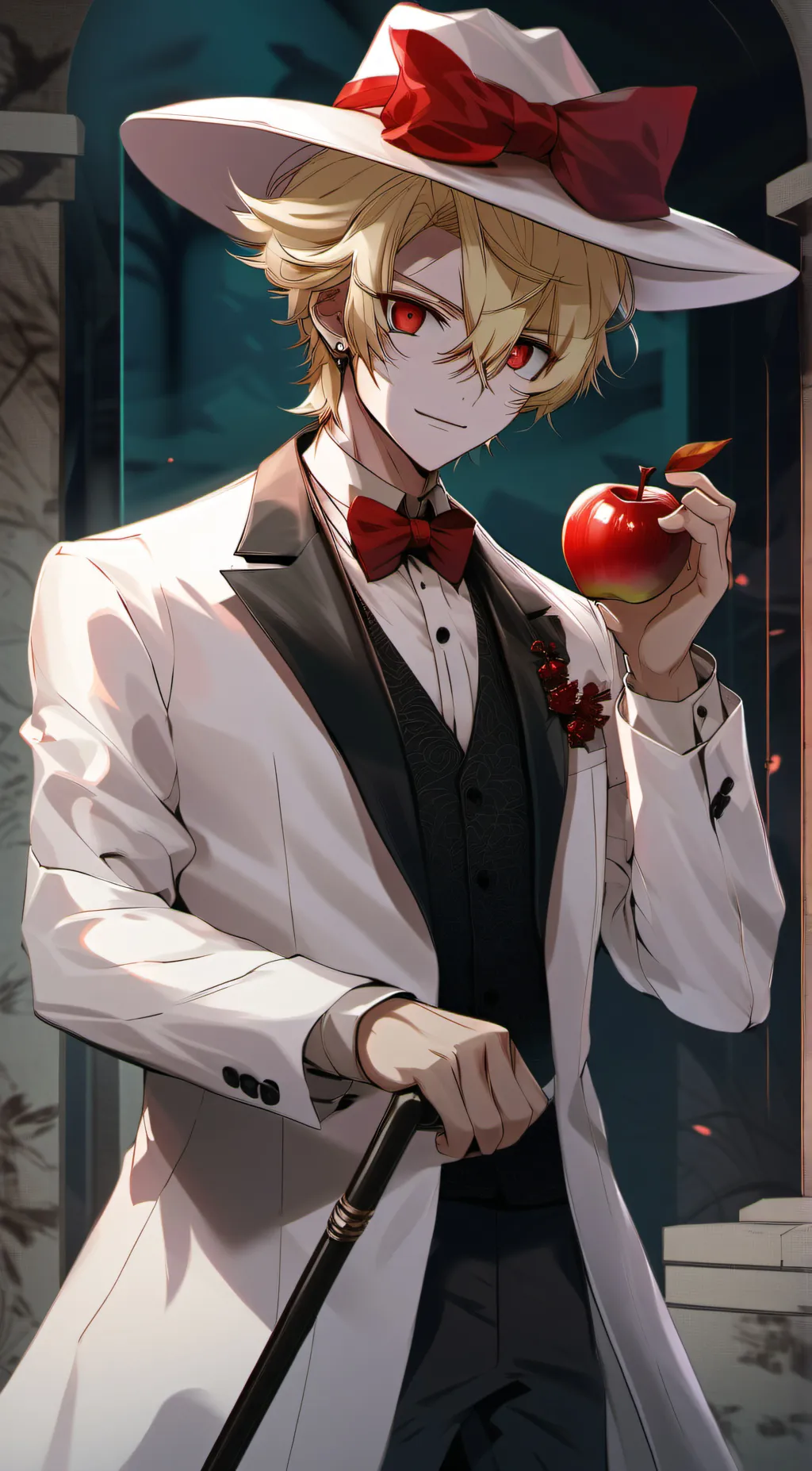 ai character: RadioApple background
