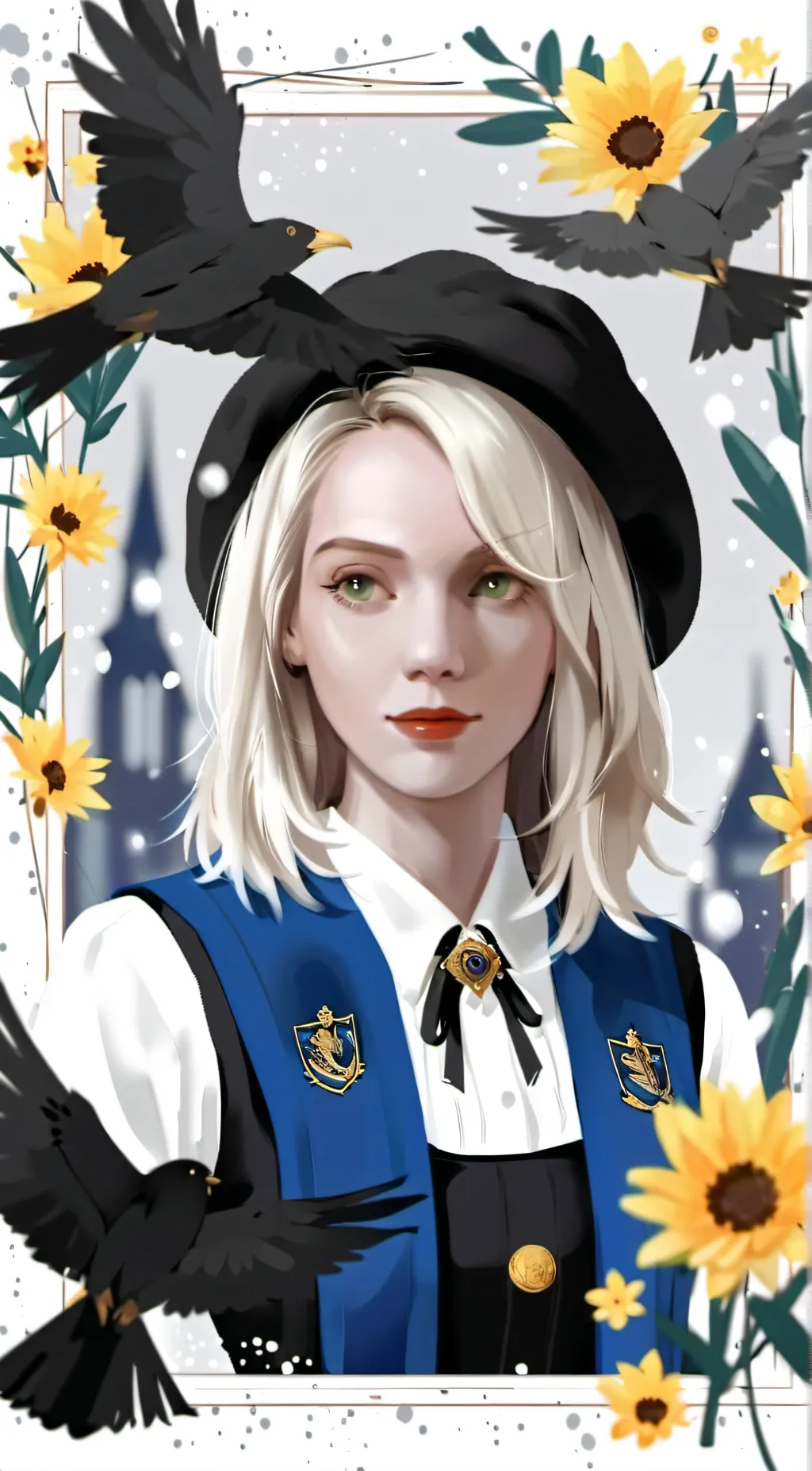 ai character: Hogwarts background